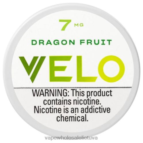 Vape Lietuva Z8D0T45 | VELO Drakono vaisius nikotino maišelis 7mg