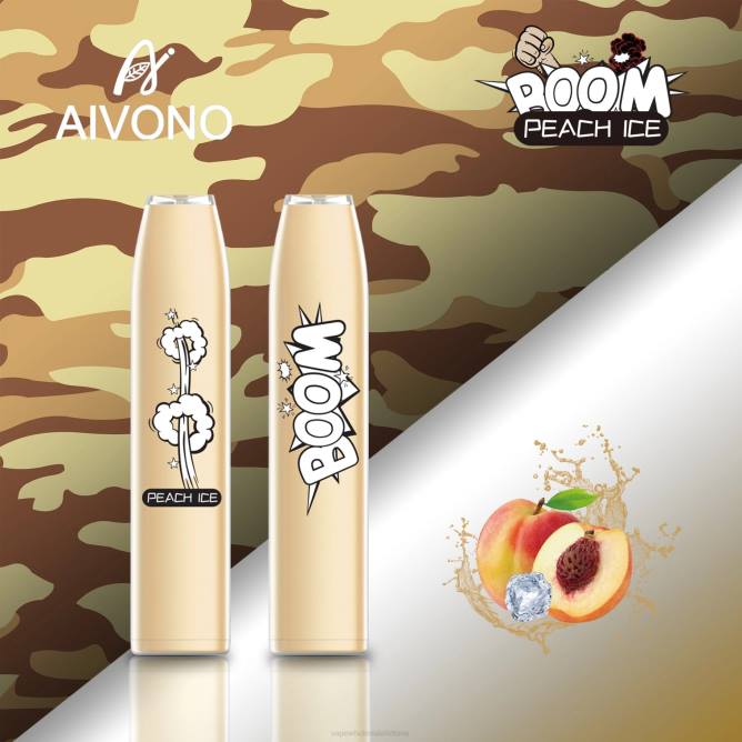 Aivono AIM BOOM 600 persikų ledas - 4FRZ362 Vape Lietuva