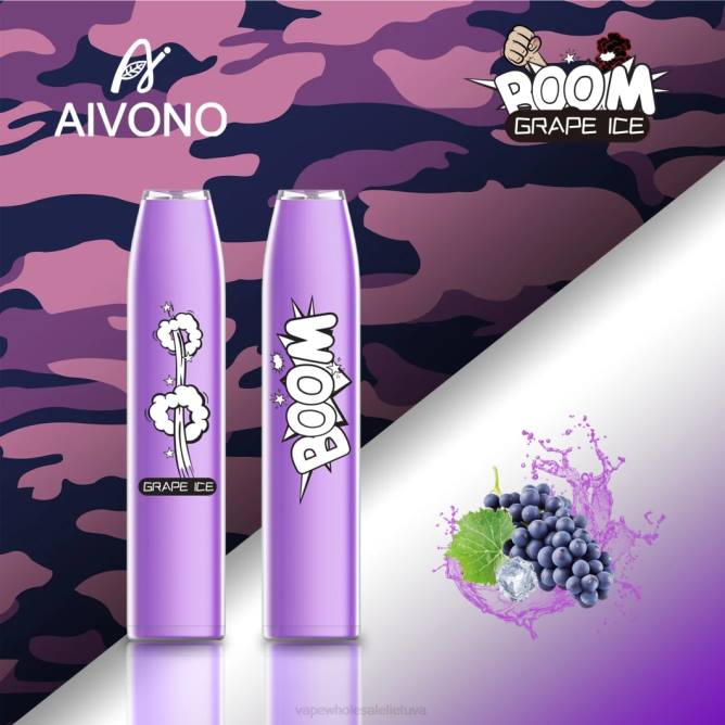 Aivono AIM BOOM 600 vynuogių ledas - 4FRZ359 Vape Be Nikotino