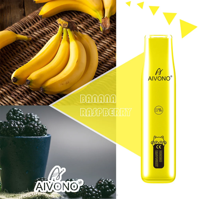 Aivono AIM CAT 400 bananinė avietė - 4FRZ334 Vape Lietuva