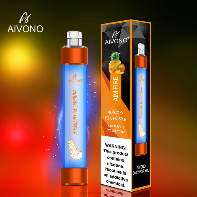 Aivono AIM FIRE 1000 mango ananasas - 4FRZ331 Vape Be Nikotino