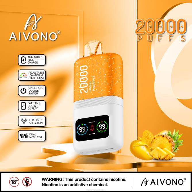 Aivono AIM magic 20 000 mango ananasas - 4FRZ77 Vape Wholesaler