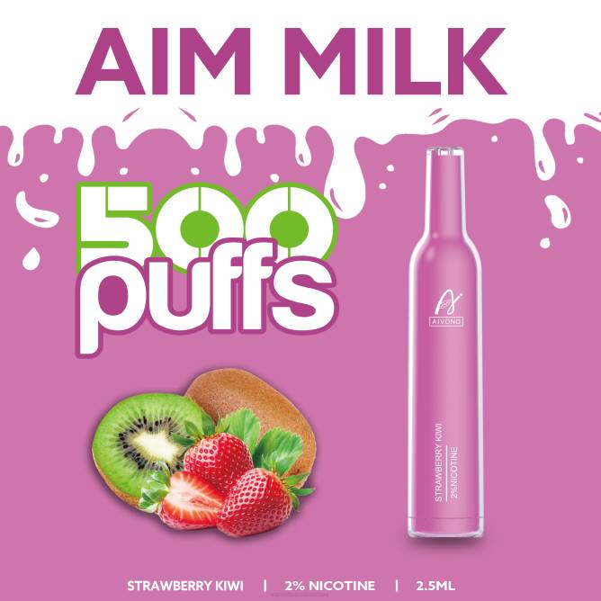 Aivono AIM MILK 500 braškių kivi - 4FRZ271 Vape Lietuva