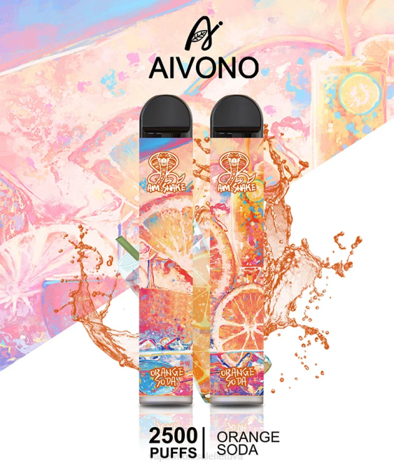 Aivono AIM SNAKE 2500 apelsinų soda - 4FRZ314 Vape Wholesale Supplier