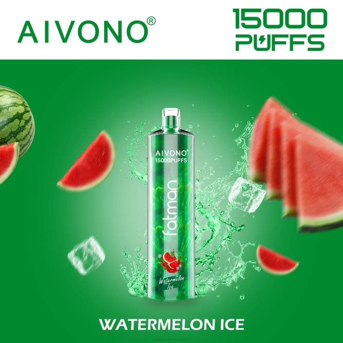 Aivono FATMAN 15 000 arbūzų ledas - 4FRZ12 Vape Lietuva