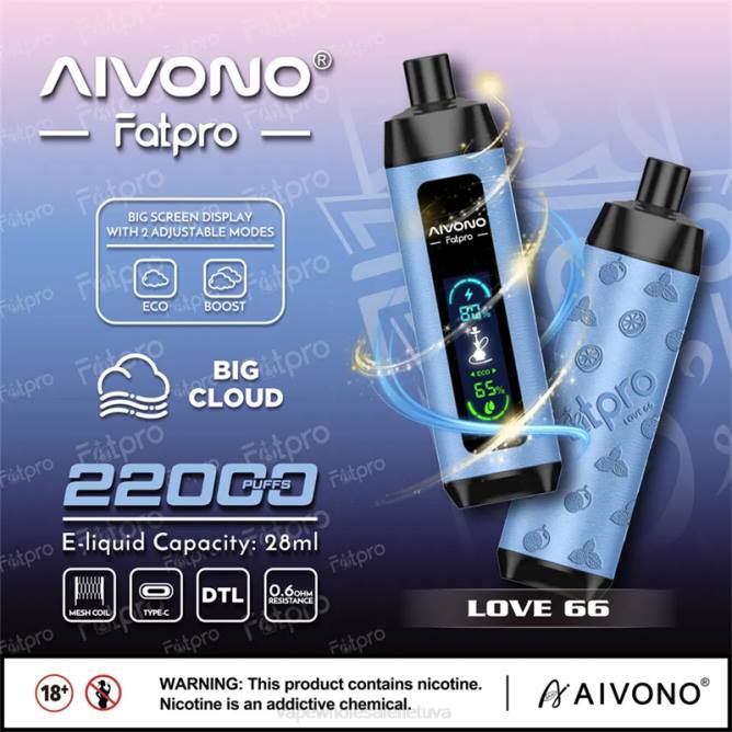 Aivono Fatpro 22000 meilė 66 - 4FRZ6 Vape Wholesale Supplier