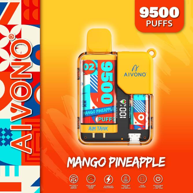 Aivono AIM TANK 9500 mango ananasas - 4FRZ34 Vape Wholesale Supplier