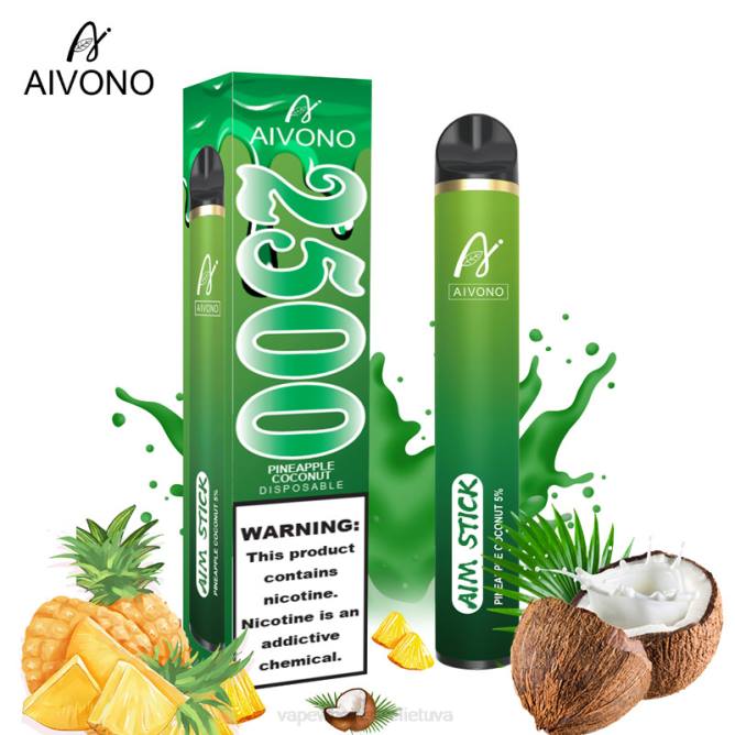 Aivono AIM STICK 2500 ananasų kokoso - 4FRZ153 Vape Wholesale Supplier