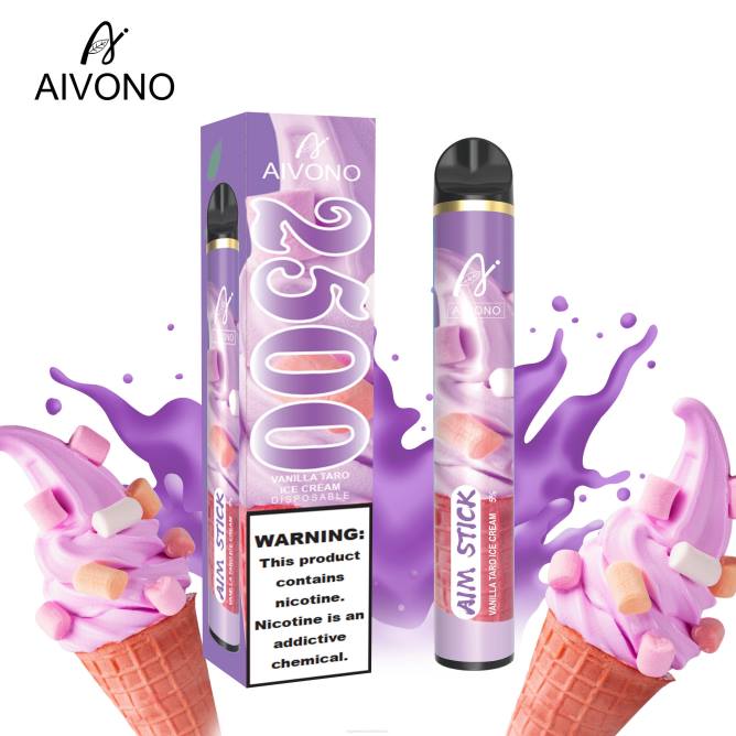 Aivono AIM STICK 2500 vaniliniai taro ledai - 4FRZ147 Vape Wholesaler