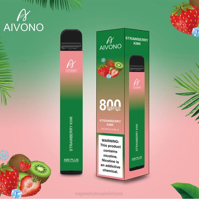 Aivono AIM PLUS 800 braškių kivi - 4FRZ194 Vape Lietuva