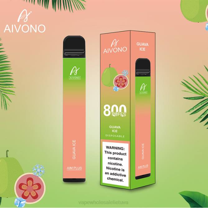 Aivono AIM PLUS 800 gvajavos ledas - 4FRZ180 Vape Lietuva