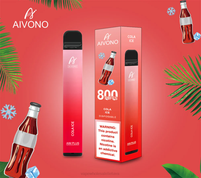 Aivono AIM PLUS 800 kolos ledų - 4FRZ176 Vape Wholesale Lietuva