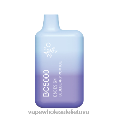 Bez Nikotinove Vape Z8D0T299 | ELFBAR BC5000 mėlynių pom ledas