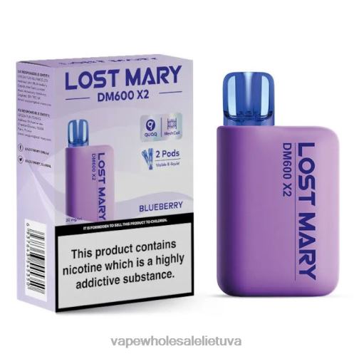 E Cigareciu Z8D0T467 | LOST MARY DM600 X2 mėlynių