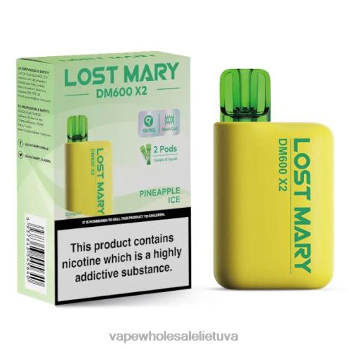 E Cigareciu Z8D0T477 | LOST MARY DM600 X2 ananasų ledas