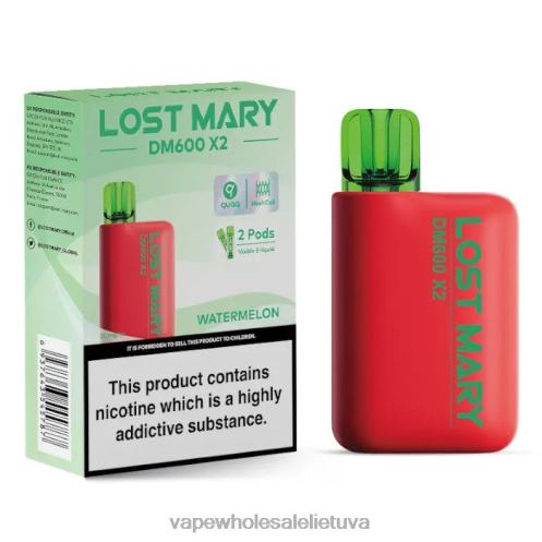 Vape Be Nikotino Z8D0T482 | LOST MARY DM600 X2 arbūzas