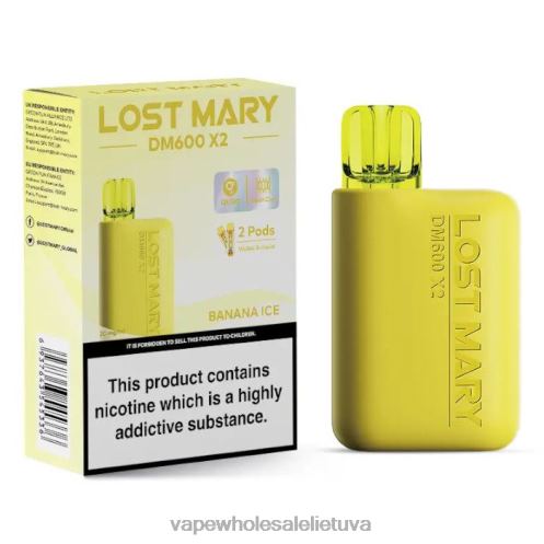 Vape Lietuva Z8D0T465 | LOST MARY DM600 X2 bananų ledas