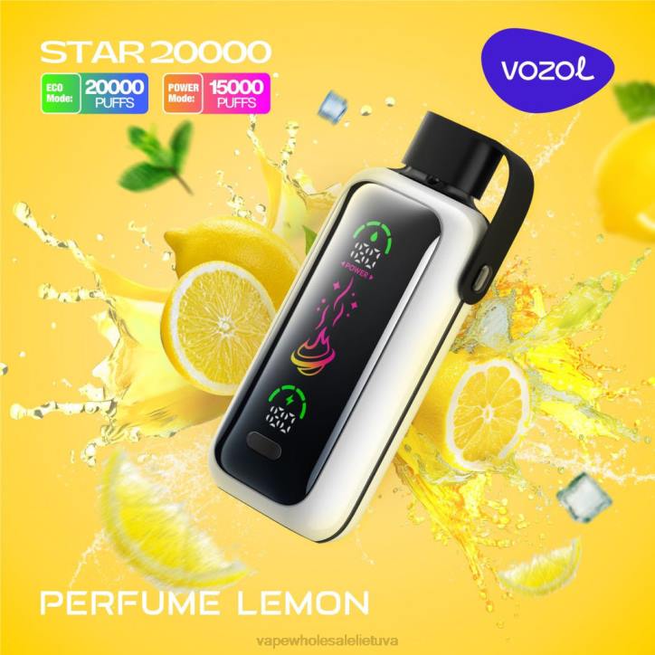 VOZOL STAR 20 000 6N2017 kvepalai citrina Vienkartiniai Vape